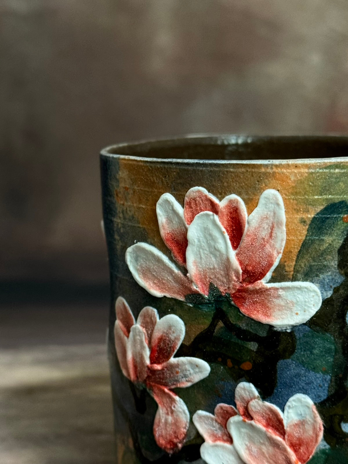 Twilight Magnolia Blossom Mug