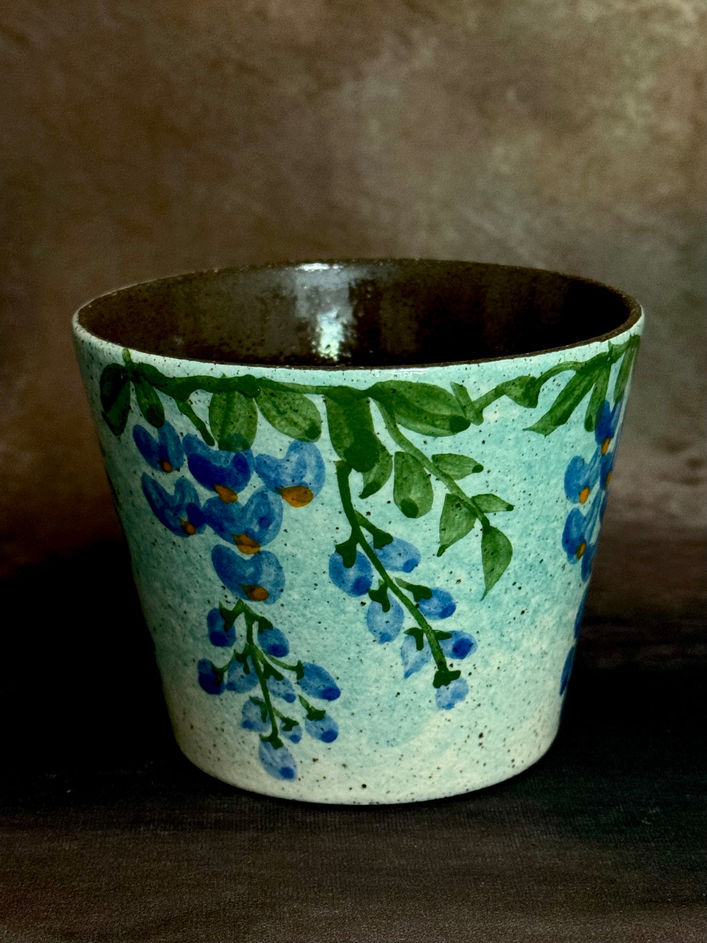 Morning Mist & Blue Wisteria Hand Cup