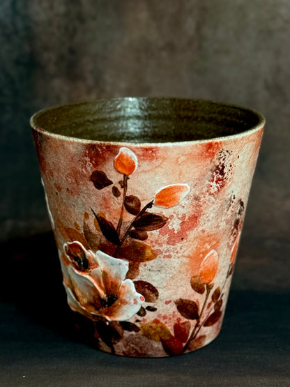 Autumn Glow & Blazing Rose Hand Cup