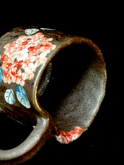 Country Garden & Pink Hydrangea Mug