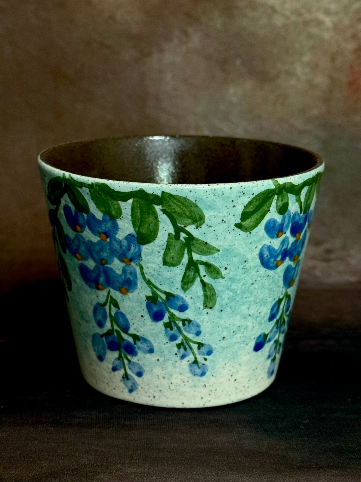 Morning Mist & Blue Wisteria Hand Cup