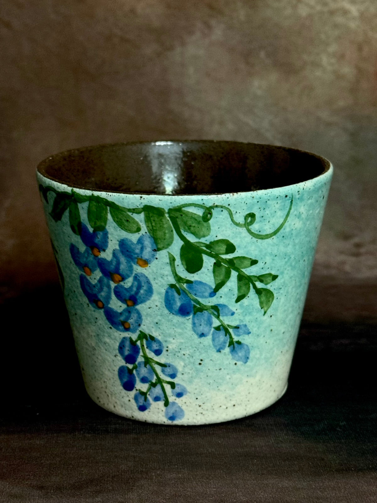 Morning Mist & Blue Wisteria Hand Cup