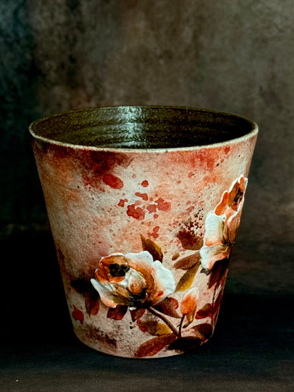 Autumn Glow & Blazing Rose Hand Cup