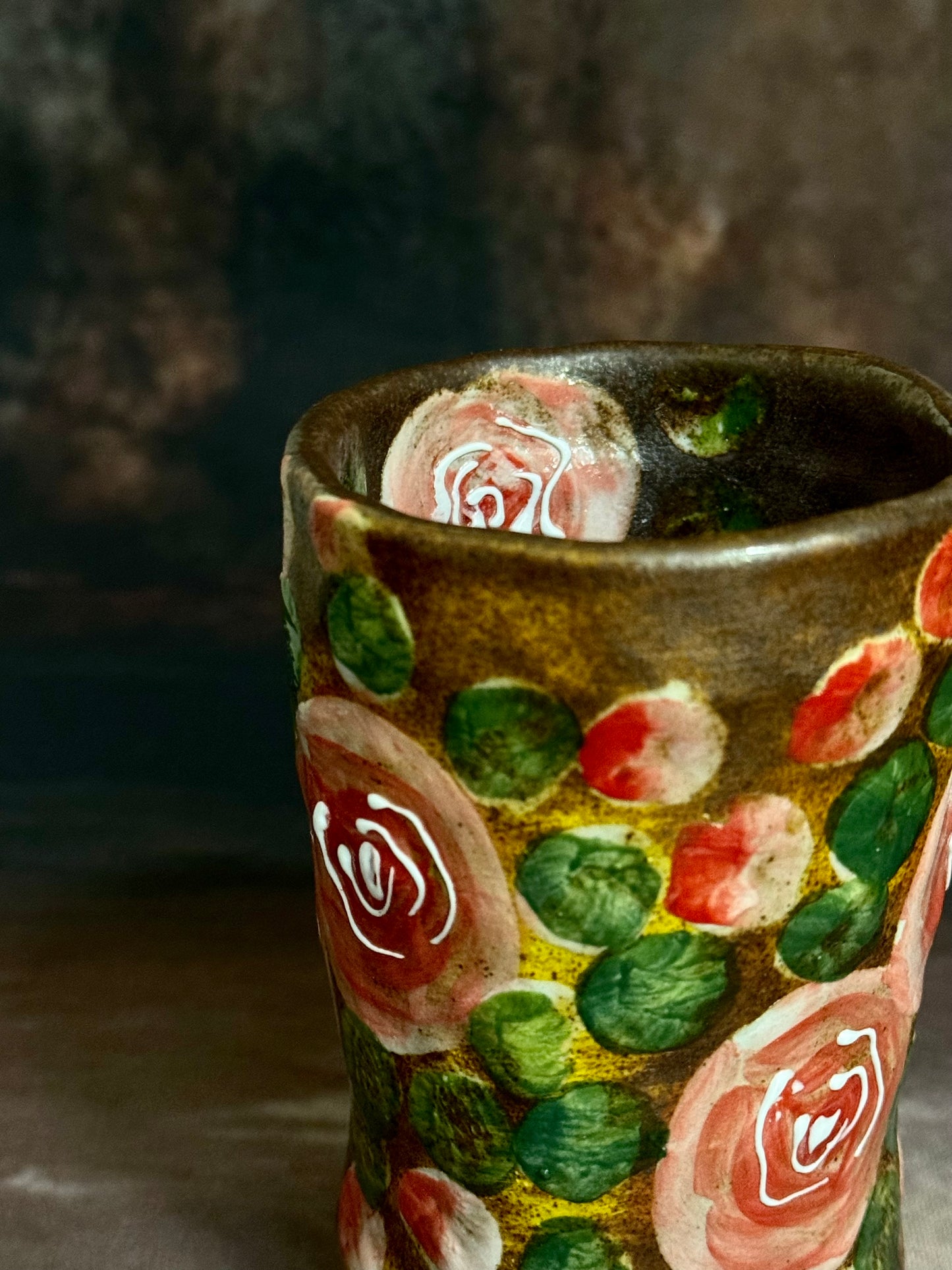 Country Wild & Pink Rose Hand Cup