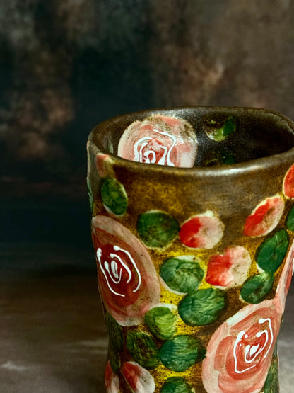 Country Wild & Pink Rose Hand Cup