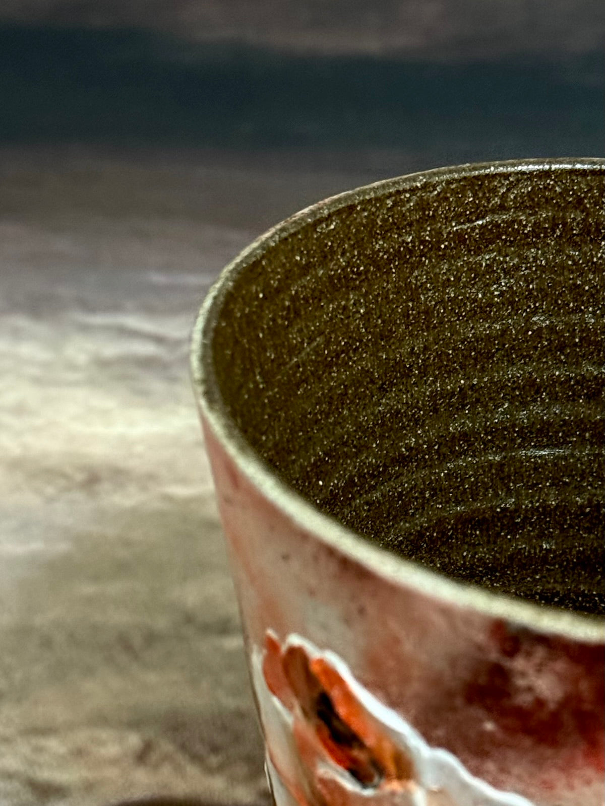 Autumn Glow & Blazing Rose Hand Cup