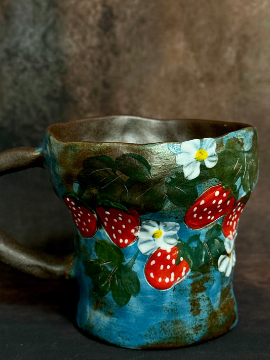 Wild Berry Grove Irregular Mug