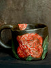 Wild Rose Crackle Short Mug