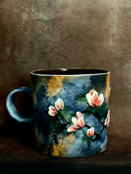 Twilight Magnolia Blossom Mug