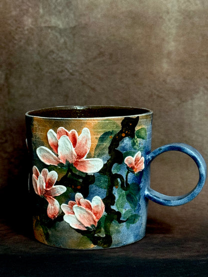 Twilight Magnolia Blossom Mug