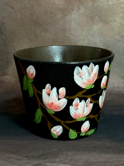 Night Shade & Pink Magnolia Hand Cup
