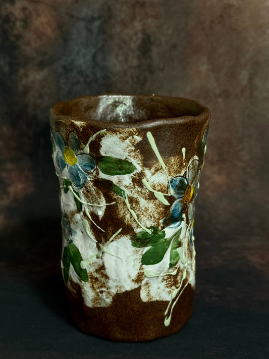 Stone Wall Forget-Me-Not Handheld Cup