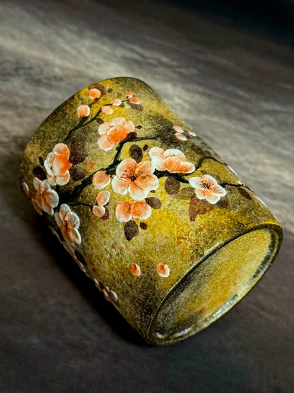 Gilded Patina & Plum Blossom Mug