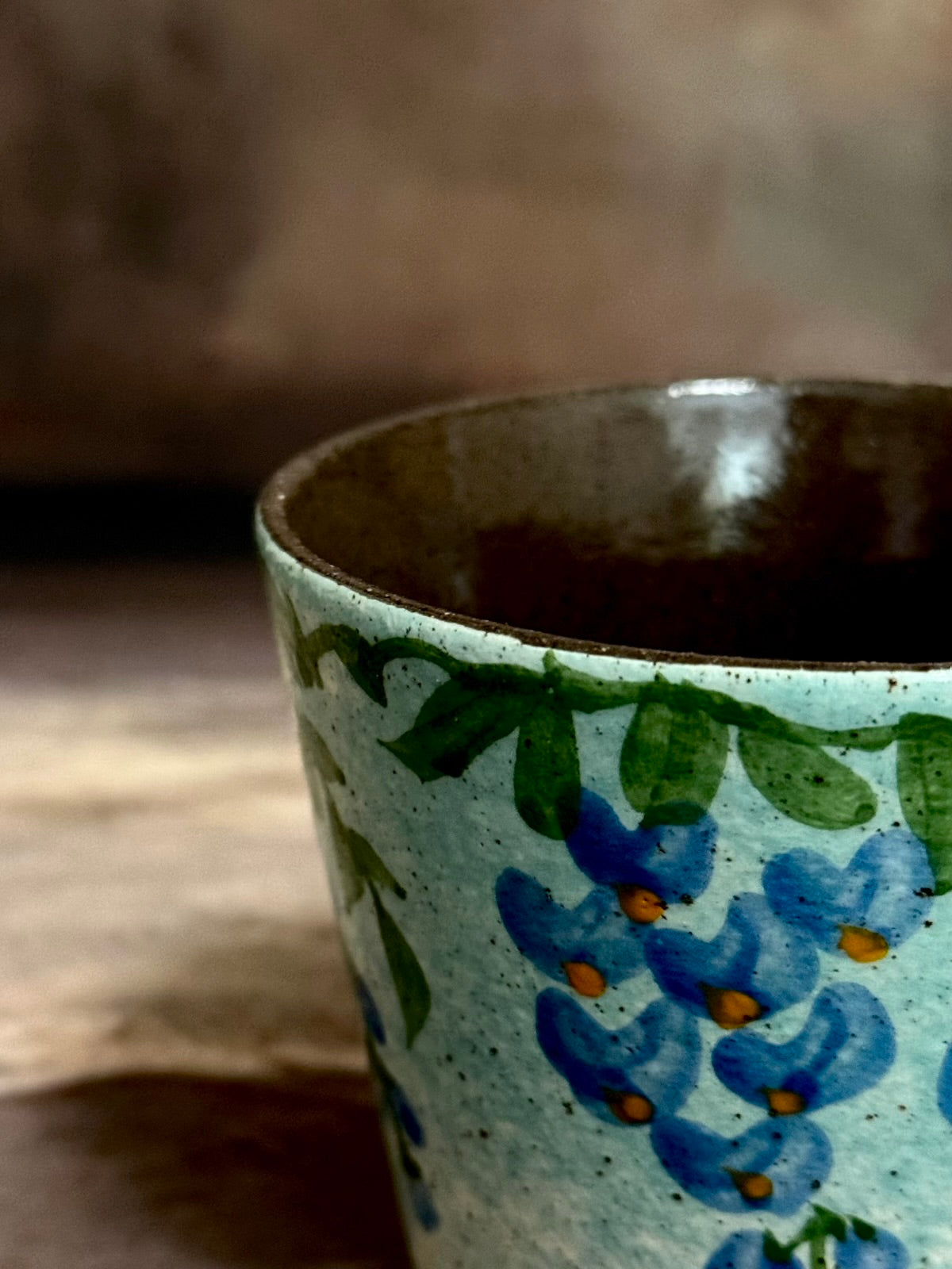 Morning Mist & Blue Wisteria Hand Cup