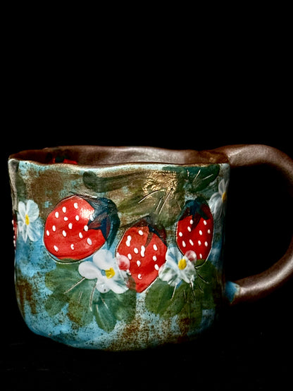 Wild Berry Grove Short Mug