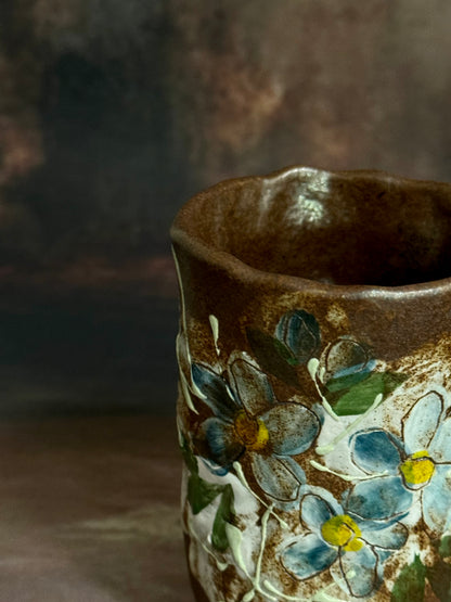 Stone Wall Forget-Me-Not Handheld Cup