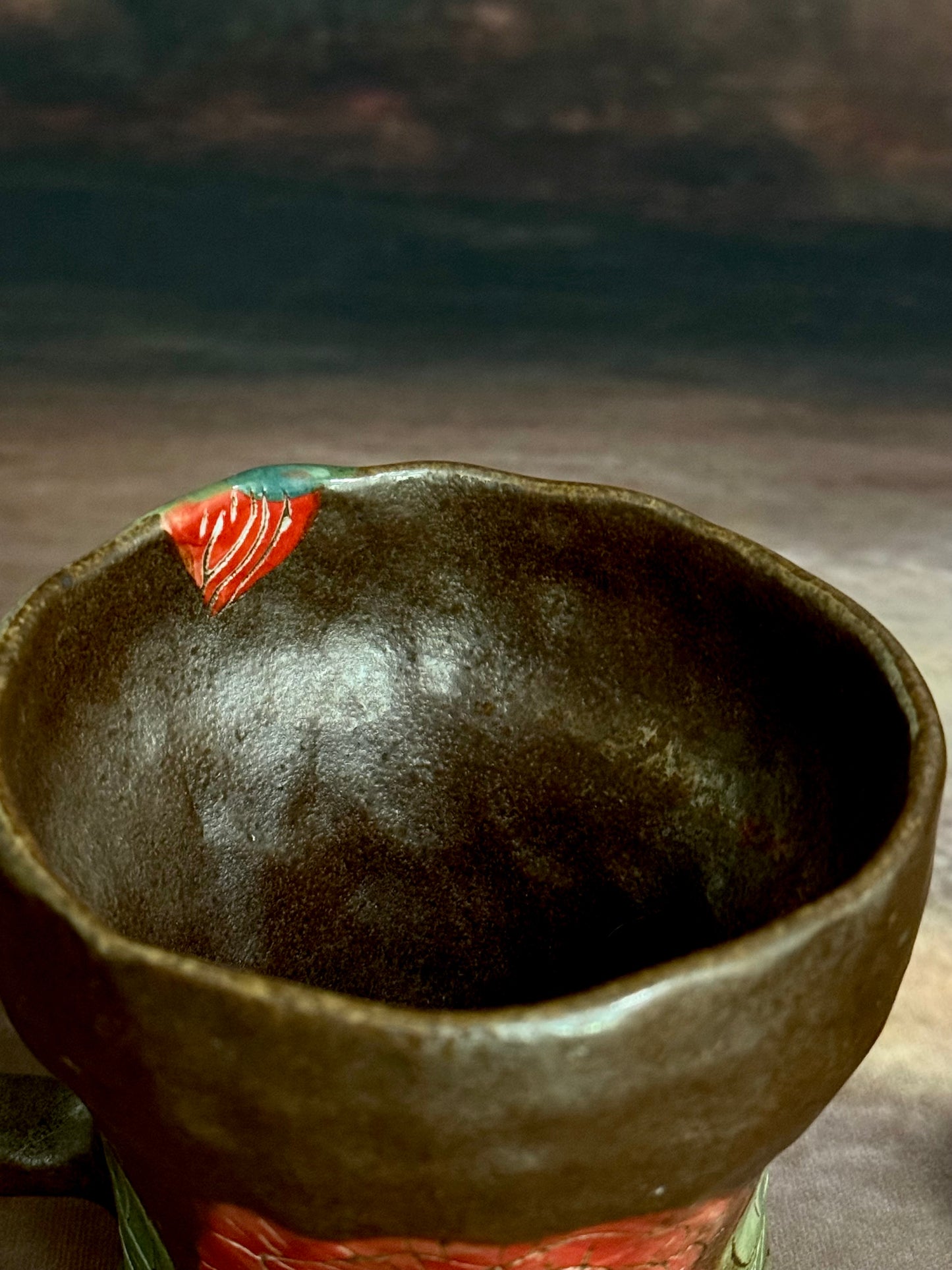 Wild Rose Crackle Mug