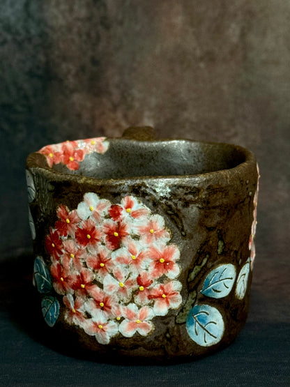 Country Garden & Pink Hydrangea Mug