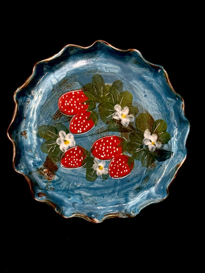Wild Berry Grove Ruffled Plate