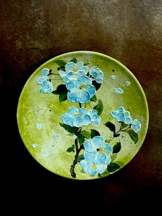 Nordic Myosotis Round Plate