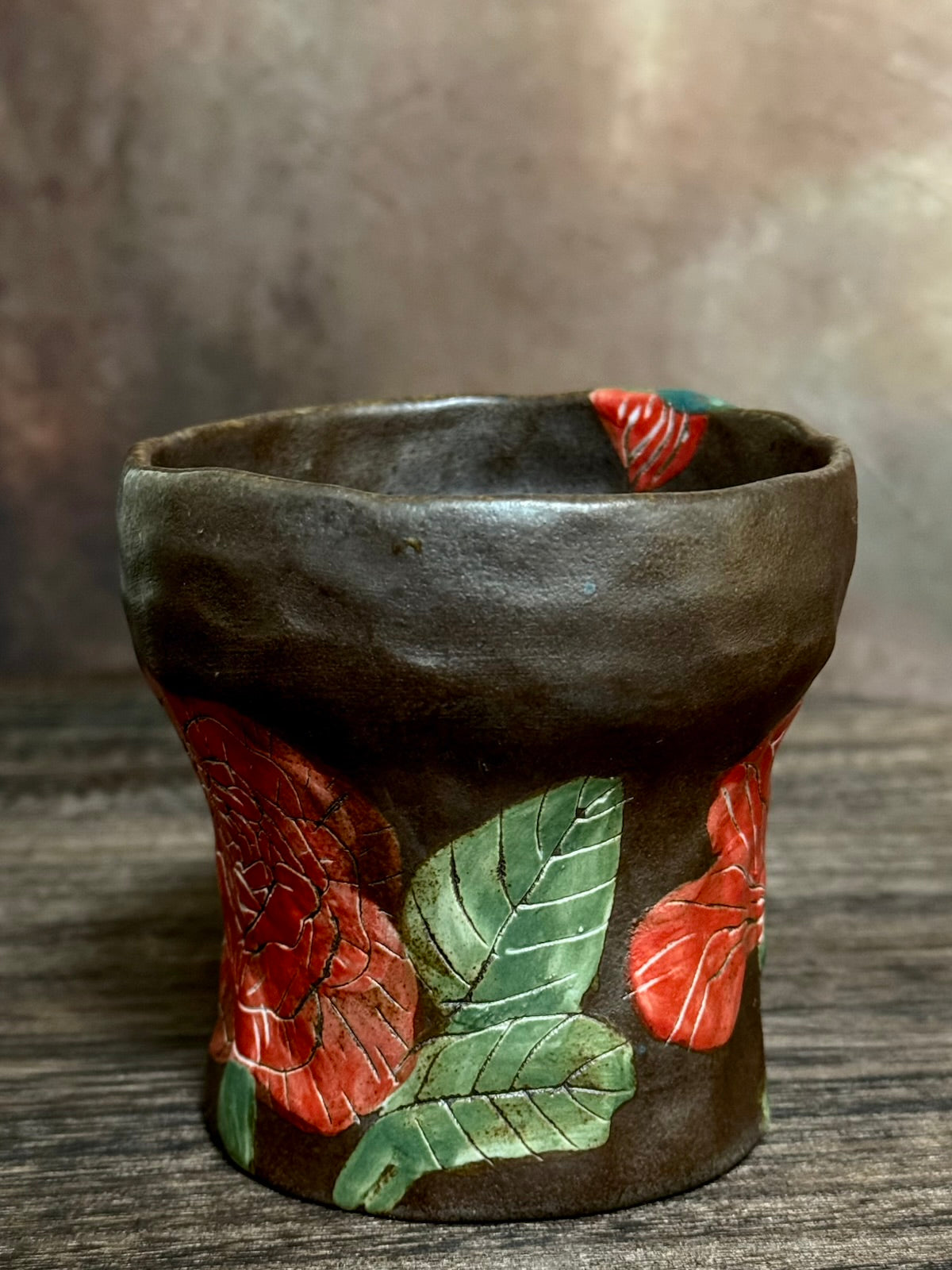Wild Rose Crackle Mug