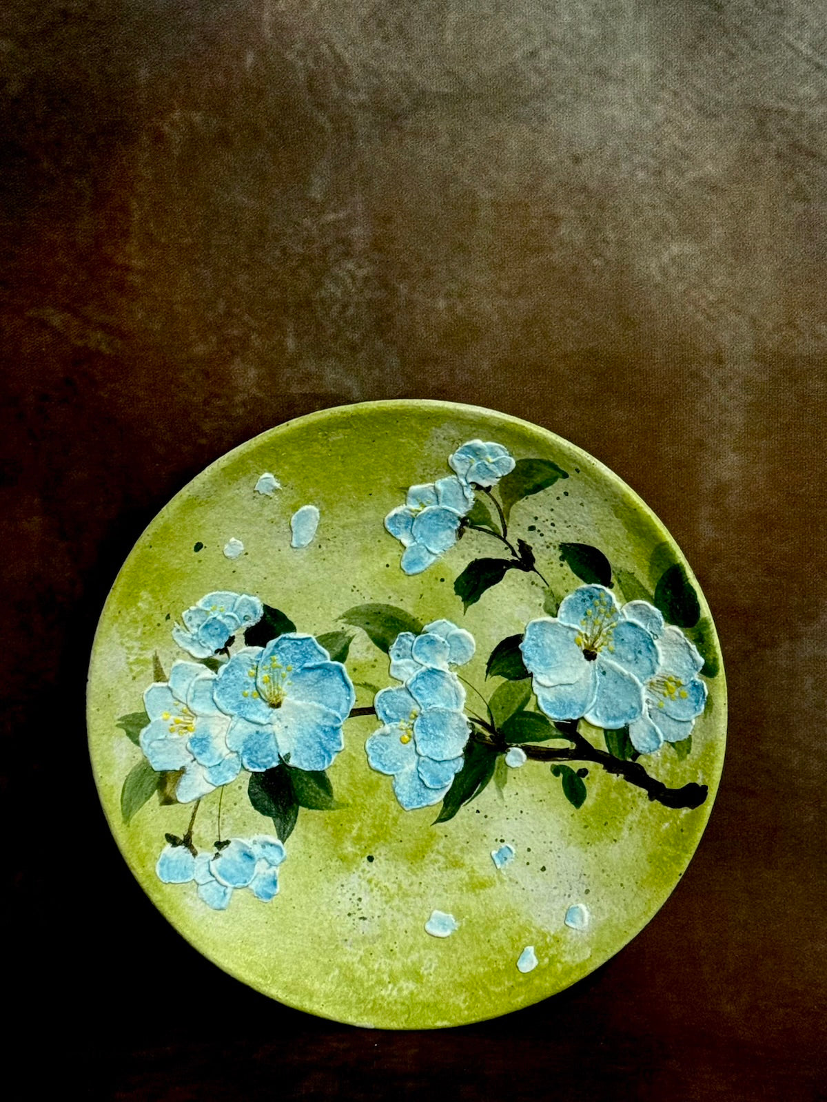 Nordic Myosotis Round Plate