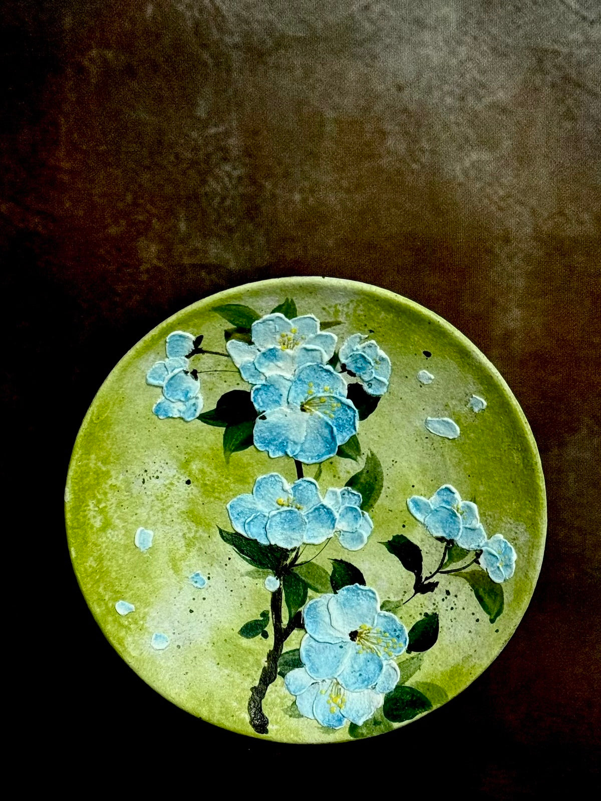 Nordic Myosotis Round Plate