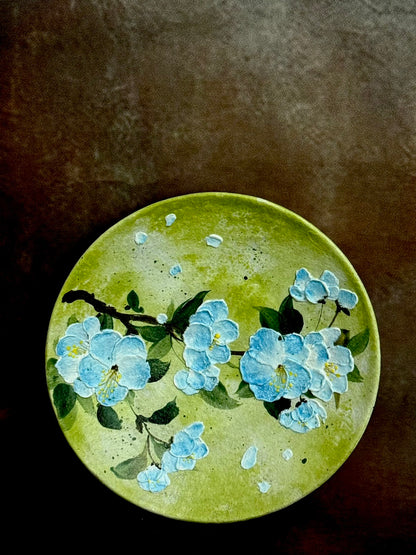 Nordic Myosotis Round Plate
