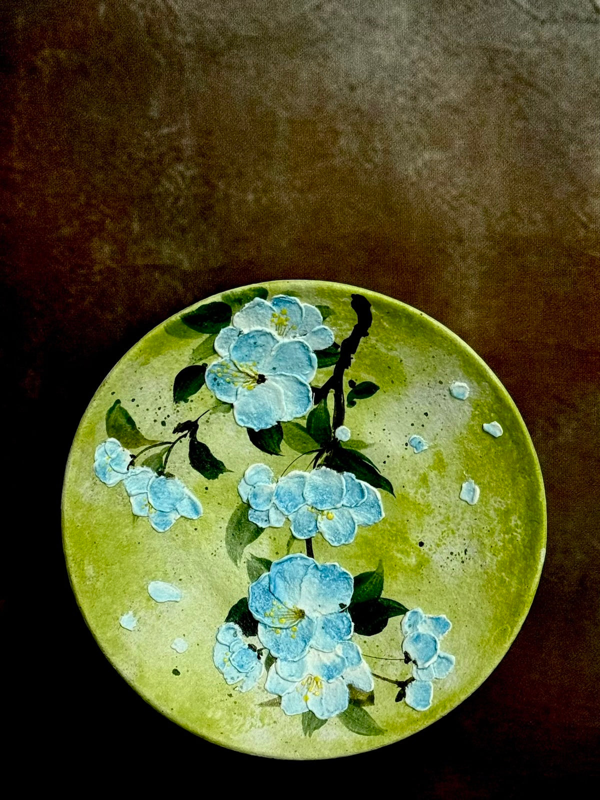 Nordic Myosotis Round Plate