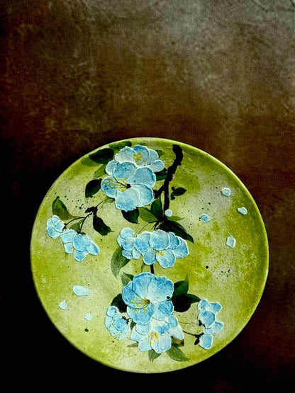 Nordic Myosotis Round Plate
