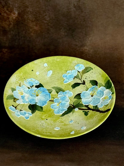 Nordic Myosotis Round Plate